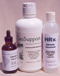 Cansema Tonic III, CanSupport - Colorectal, HRX Hydroxide Concentrate