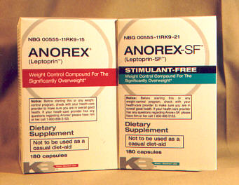 Anorex bottles