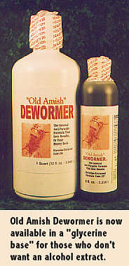 Old Amish Dewormer - Glycerine Extracted