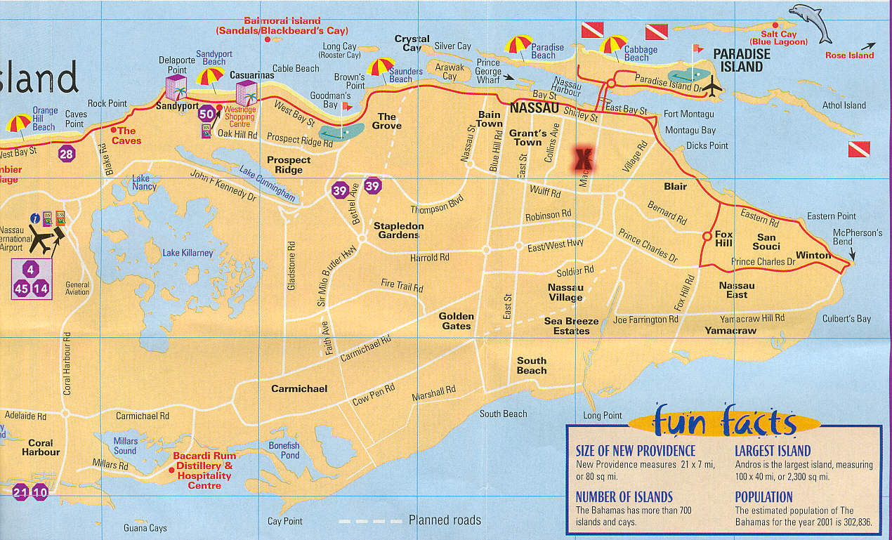 Nassau Map 