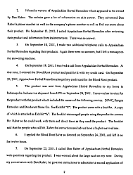 Sue Gilliatt's Post Plea Affidavit, page 2