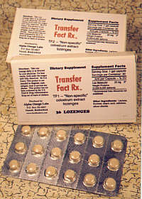 Transfer Fact Rx - Lozenges, TF1 and TF2